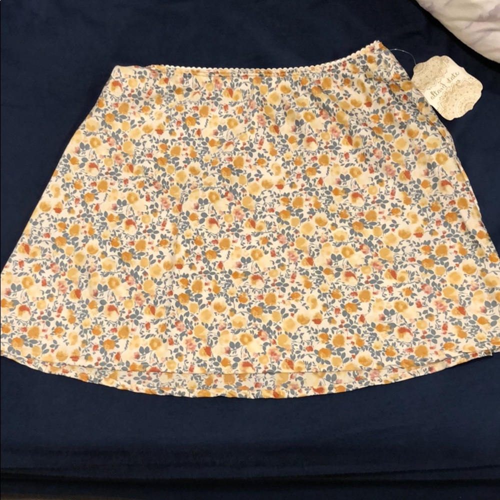 Altar’d State Floral Skirt, brand new